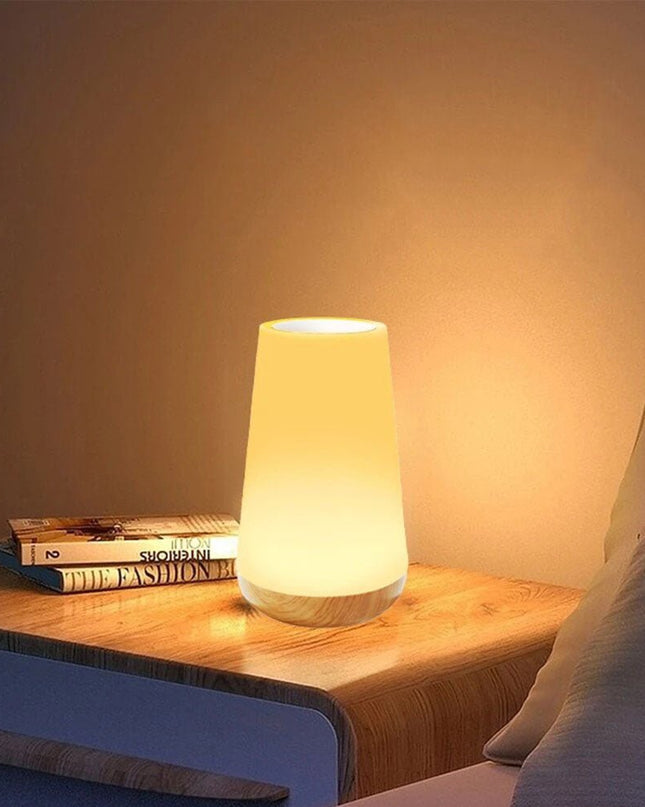 Przenośna Lampa Stołowa Halina Bezprzewodowa z Dotykowym Sterowaniem i Zmiennym Kolorem - Idealna do Salonów i Nocnego Użytku 6