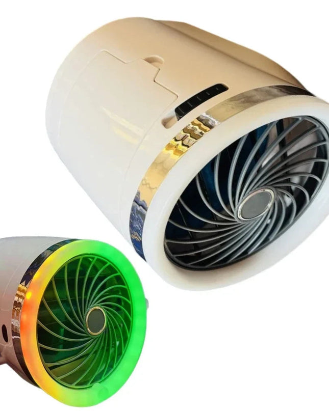 Przenośna chłodziarka parowa z oświetleniem LED – mini wentylator do użytku osobistego 5