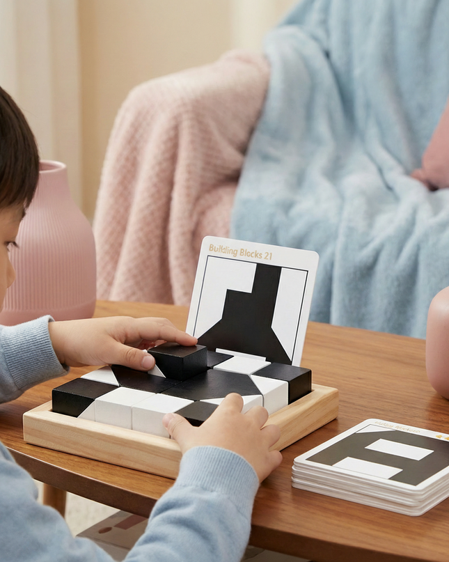 Przenośna dwukolorowa gra logiczna do treningu mózgu – kieszonkowa zabawka logiczna 1