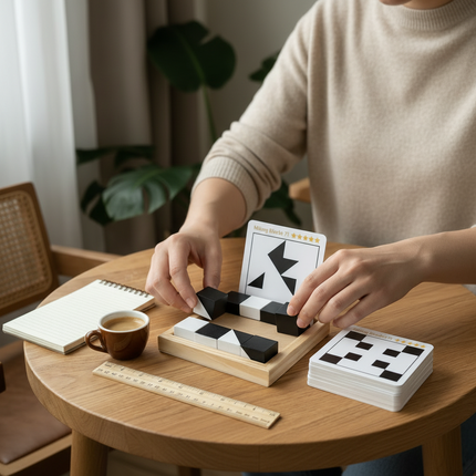 Przenośna dwukolorowa gra logiczna do treningu mózgu – kieszonkowa zabawka logiczna 2