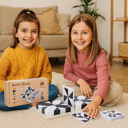 Przenośna dwukolorowa gra logiczna do treningu mózgu – kieszonkowa zabawka logiczna 3