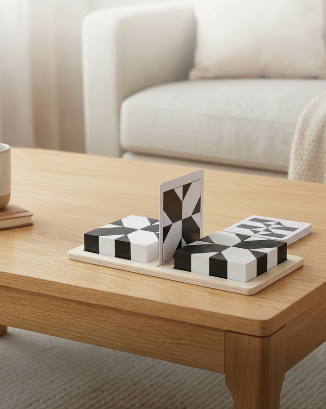 Przenośna dwukolorowa gra logiczna do treningu mózgu – kieszonkowa zabawka logiczna 6