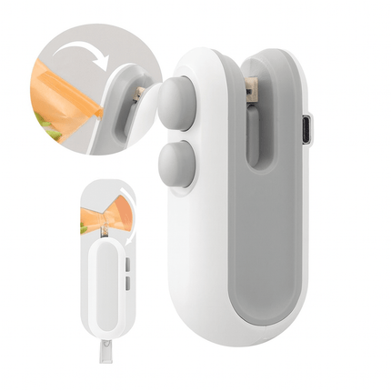 Przenośna mini zgrzewarka i obcinacz torebek do świeżej żywności – kompaktowa i lekka 1