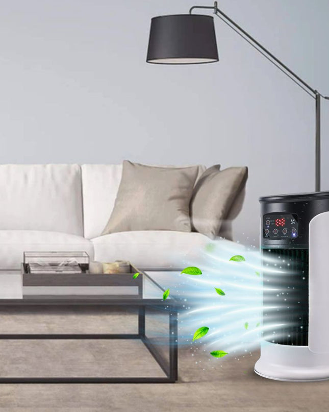 Przenośny Klimatyzator Pokojowy Bez Rury z Funkcją Wentylatora – Cichy i Mobilny do Sypialni i Biura 0