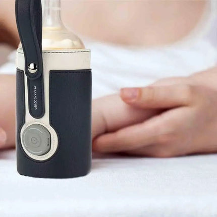 Przenośny Podgrzewacz do Butelk z Torbą do Przewijania – Idealny dla Rodziców w Podróży, Ładowanie przez USB, Wodoodporny 1