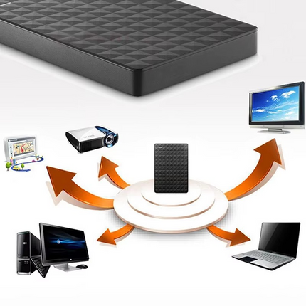 Przenośny zewnętrzny dysk twardy 8 TB z USB 3.0 w kompaktowej konstrukcji, 5