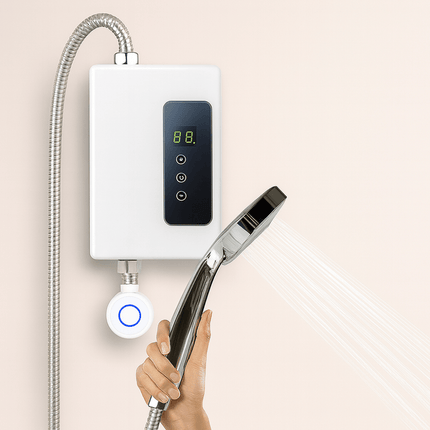 Przenośny bez zbiornikowy podgrzewacz wody o mocy 3500 W do natychmiastowego podgrzewania wody – kompaktowy i energooszczędny do łazienki i kuchni 1