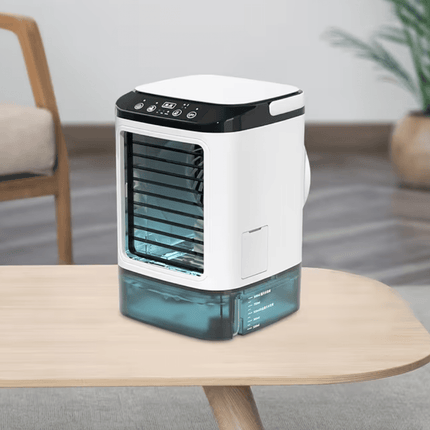 Przenośny klimatyzator z funkcją chłodzenia wodą – kompaktowy wentylator parowy zasilany przez USB do domu i podróży 1