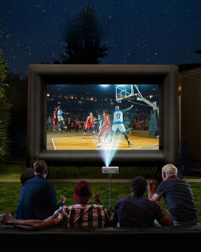 Przenośny mini projektor o jasności 3000 lumenów do domowej rozrywki – kompaktowa i lekka konstrukcja 2