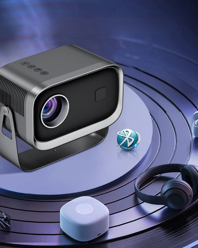Przenośny miniprojektor z łącznością Bluetooth do domowej rozrywki – kompaktowa konstrukcja do filmów i gier 1