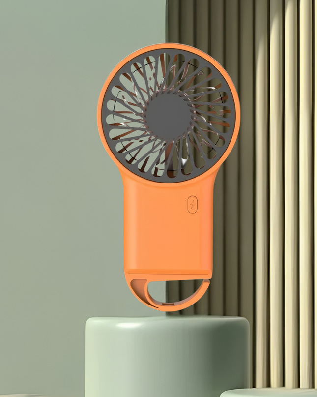 Przenośny wentylator ręczny z możliwością ładowania przez USB i składaną konstrukcją – miniaturowe rozwiązanie chłodzące 0