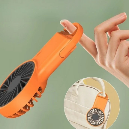 Przenośny wentylator ręczny z możliwością ładowania przez USB i składaną konstrukcją – miniaturowe rozwiązanie chłodzące 1