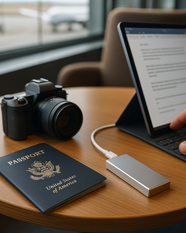 Przenośny zewnętrzny dysk SSD 1 TB – smukła konstrukcja z szybkim transferem danych USB do zdjęć i dokumentów 3