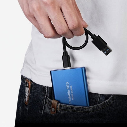 Przenośny zewnętrzny dysk twardy SSD z szybkim transferem USB 3.1 – kompaktowa pamięć masowa do tworzenia kopii zapasowych 0