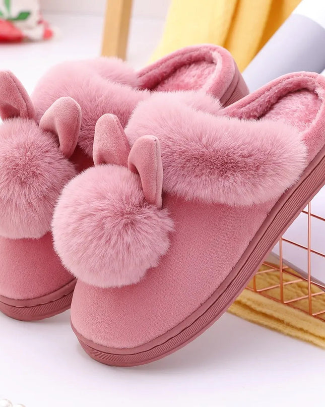 Przytulny Króliczek | Urocze kapcie z uszami króliczka 1