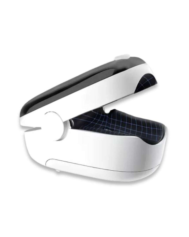 Pulsoksymetr z Wyświetlaczem OLED – Monitorowanie Tętna i Poziomu Tlenu, Kompaktowy Biały Miernik Zdrowia 1