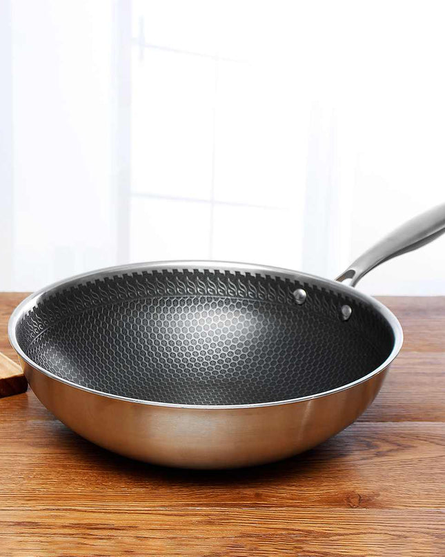 PurePan – Zdrowa sześciokątna patelnia z powłoką zapobiegającą przywieraniu – odporna na zarysowania i bezpieczna dla Twojej kuchni 2