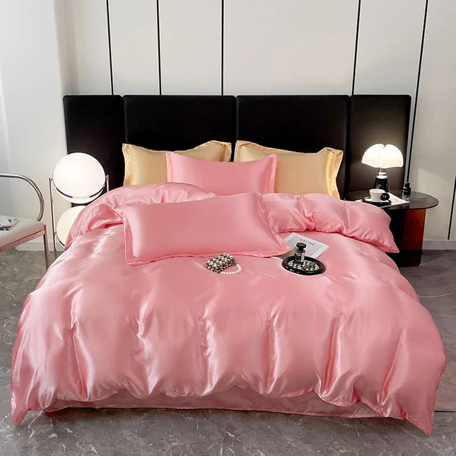 PureSilk Luxe – biały komplet pościeli satynowej 11