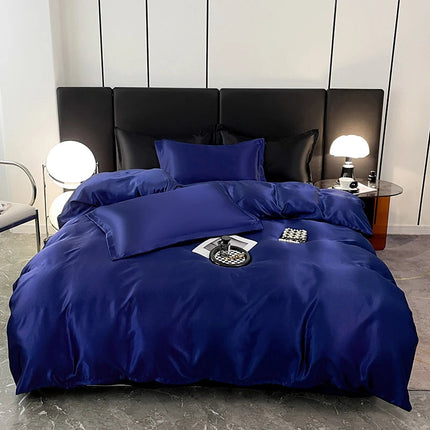 PureSilk Luxe – biały komplet pościeli satynowej 13