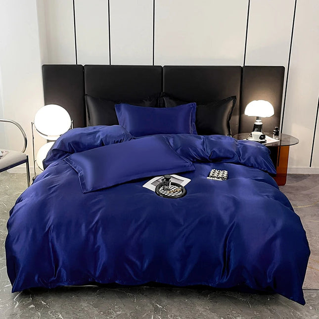 PureSilk Luxe – biały komplet pościeli satynowej 13