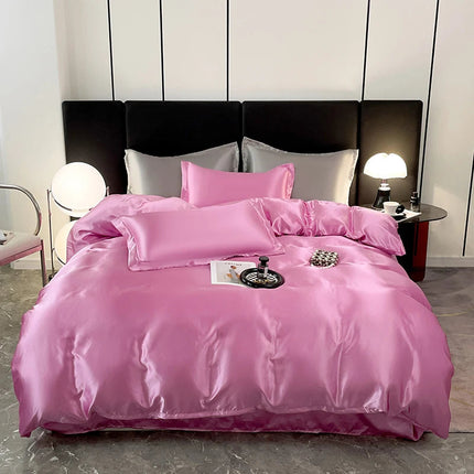 PureSilk Luxe – biały komplet pościeli satynowej 7