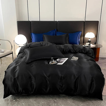 PureSilk Luxe – biały komplet pościeli satynowej 9