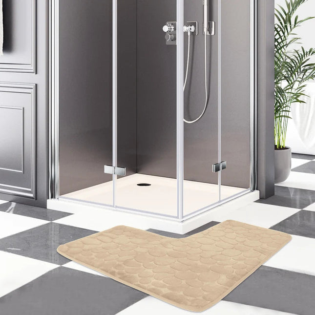 QuickDry | Chłonna mata łazienkowa w kształcie litery L 2