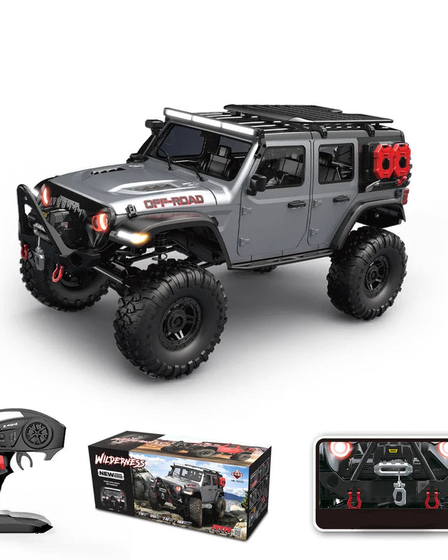 RC Samochód 4WD Off-Road Rock Crawler z LED i Proporcjonalnym Sterowaniem – Idealny na Prezent 0