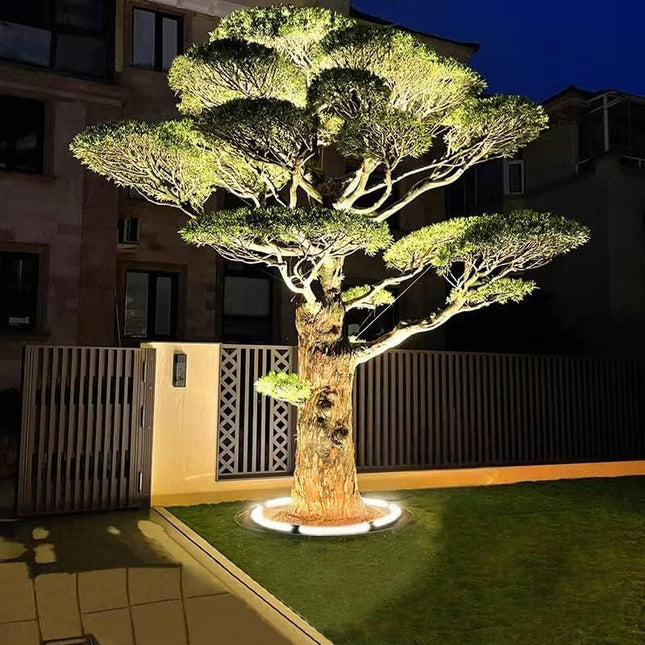 Reflektor Ogrodowy LED z Aluminium, Ciepłe Białe Światło, 31 cm – Idealny do Oświetlenia Drzew i Tworzenia Atmosfery w Ogrodzie 1