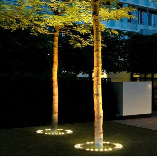 Reflektor Ogrodowy LED z Aluminium, Ciepłe Białe Światło, 31 cm – Idealny do Oświetlenia Drzew i Tworzenia Atmosfery w Ogrodzie 3