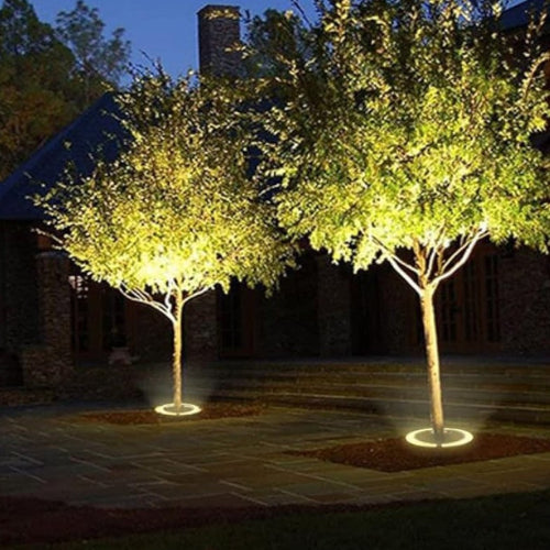 Reflektor Ogrodowy LED z Aluminium, Ciepłe Białe Światło, 31 cm – Idealny do Oświetlenia Drzew i Tworzenia Atmosfery w Ogrodzie 5