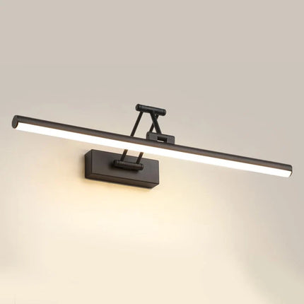 Regulowana lampa ścienna LED z metalową obudową i akrylowym kloszem w kolorze czarnym lub 3