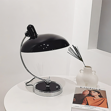 Regulowana lampka biurkowa LED w stylu vintage, wykonana z żelaza, idealna do pracy i czytania, 7