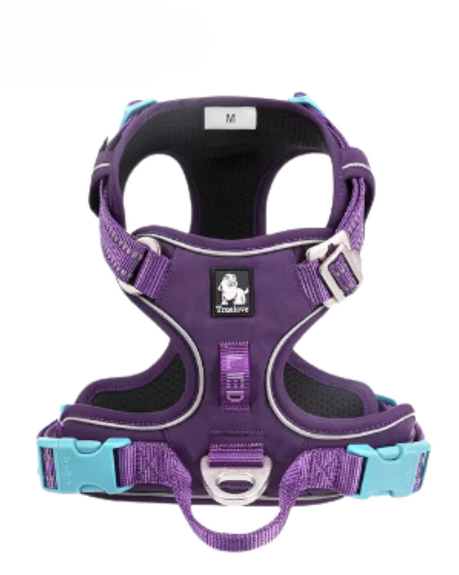 Regulowana uprząż odblaskowa dla psów – ergonomiczna konstrukcja z elementami odblaskowymi dla właścicieli małych i dużych ras psów