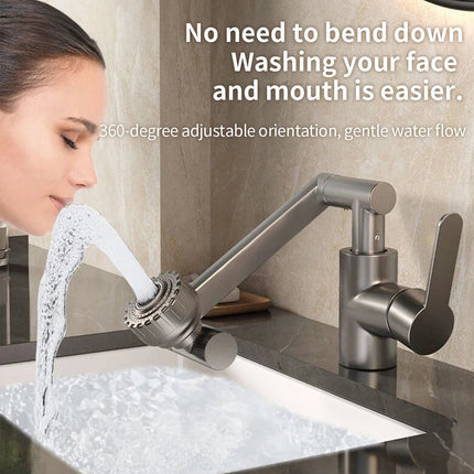 Regulowany Kran Kuchenny Elastyczny AquaFlex z Obrotowym Ramieniem 360° i Podwójnym Trybem Strumienia Wody 5