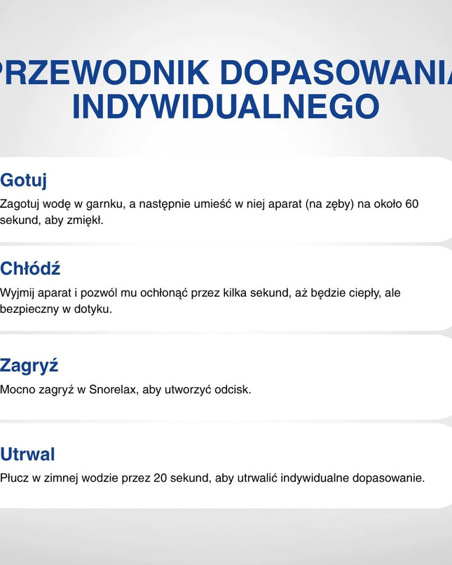 Regulowany Ustnik Przeciw Chrapaniu z Mechanizmem Śrubowym – Wygodne Dostosowanie dla Lepszej Jakości Snu 6