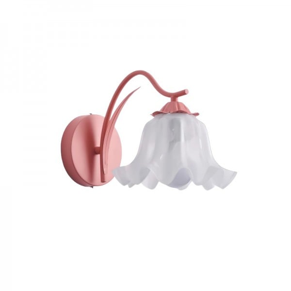 Retro Kinkiet Ścienny z Kwiatowym Motywem – Lampa na Ścianę z Metalu i Akrylu, 5W, Idealna do Ogrodu i Wnętrz 9