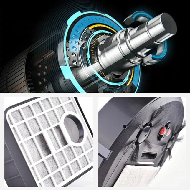 Robot Sprzątający 3w1 z Funkcją Mopowania, Odkurzania i Zamiatania – Kompaktowy Robot Sprzątający do Domu 5