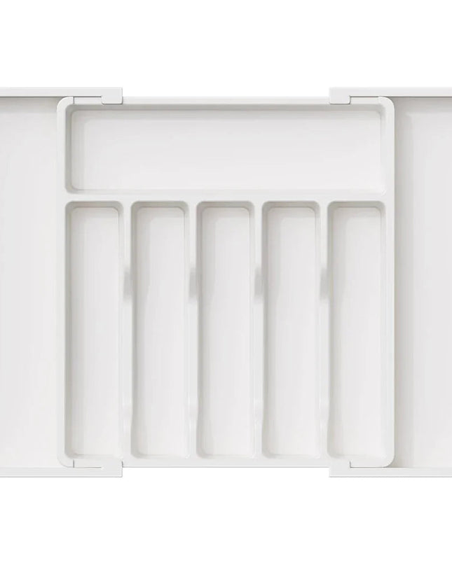 Rozszerzalny Organizer na Sztućce do Szuflady z Regulowaną Szerokością – Dedykowane Przegródki na Widelce, Noże i Łyżki 7