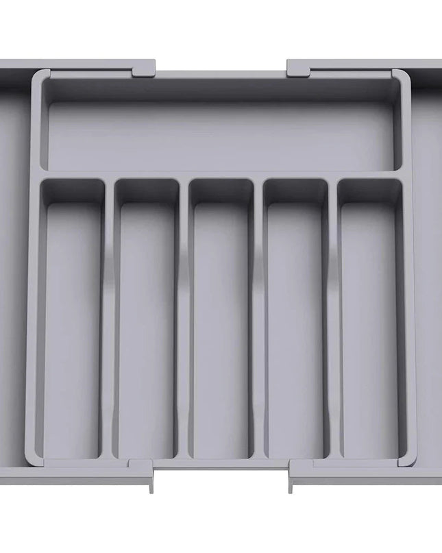 Rozszerzalny Organizer na Sztućce do Szuflady z Regulowaną Szerokością – Dedykowane Przegródki na Widelce, Noże i Łyżki 8