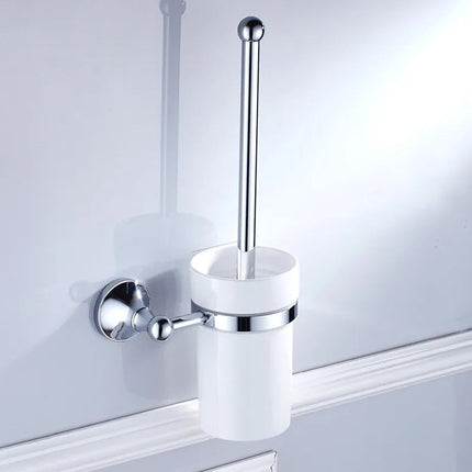 RusticShine | Szczotka toaletowa ceramiczna i miedziana 0