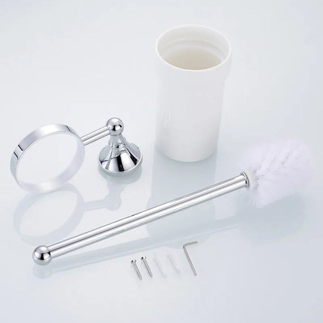 RusticShine | Szczotka toaletowa ceramiczna i miedziana 2