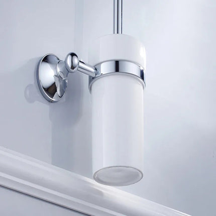 RusticShine | Szczotka toaletowa ceramiczna i miedziana 4