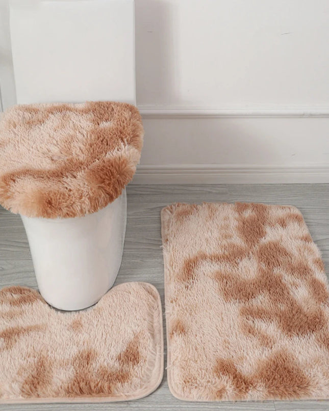 SafeSteps | Jasnoszara antypoślizgowa mata łazienkowa 1