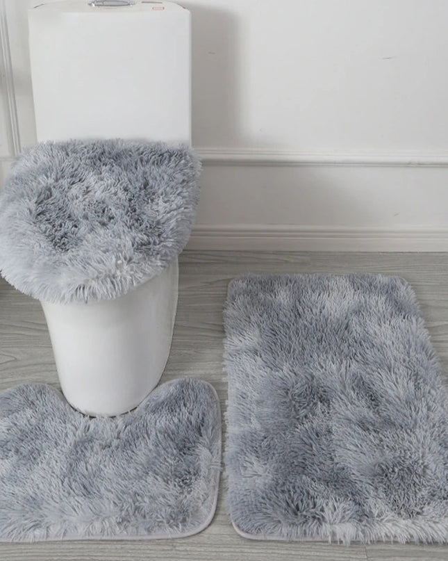 SafeSteps | Jasnoszara antypoślizgowa mata łazienkowa 2