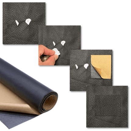 Samoprzylepna Łatka do Naprawy Skórzanych Powierzchni, Wodoodporna, 9 Kolorów, 50 x 135 cm 2