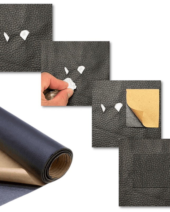 Samoprzylepna Łatka do Naprawy Skórzanych Powierzchni, Wodoodporna, 9 Kolorów, 50 x 135 cm 2