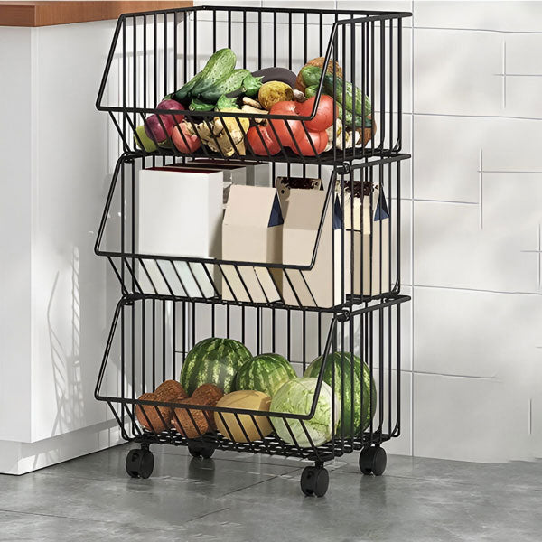 ServeEase – 3-poziomowy wózek do serwowania zapewniający wygodę użytkowania 2