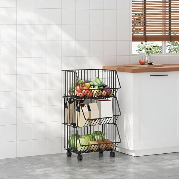 ServeEase – 3-poziomowy wózek do serwowania zapewniający wygodę użytkowania 4