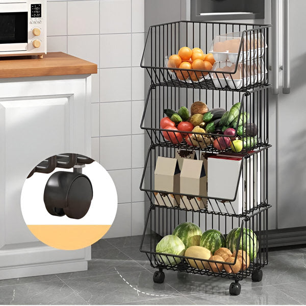 ServeEase – 3-poziomowy wózek do serwowania zapewniający wygodę użytkowania 5